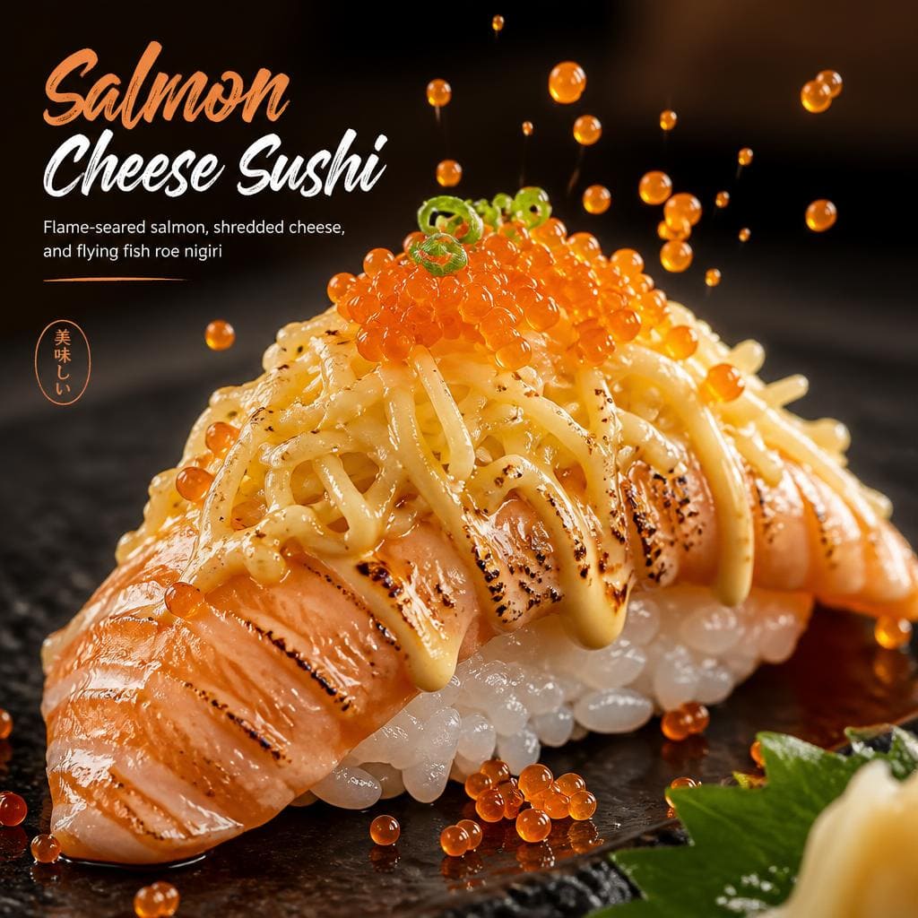 Salmon Cheese Sushi